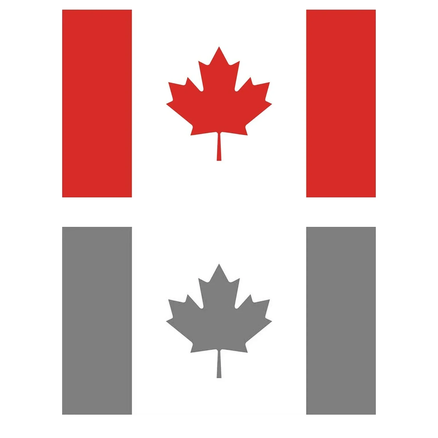 Canada Flag Stickers Suitable for Car Motos doors and windows Computer Sticker Trolley Case Wall Bumper Waterproof