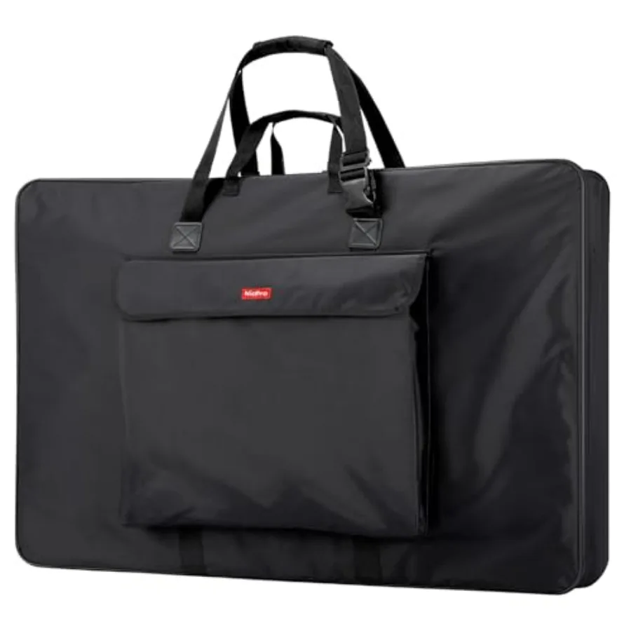 

Art Portfolio Bag 36 x 48 Inches Waterproof Nylon Artist Carrying Bag Soft Sided with Shoulder Strap Storage Case for Artwork S