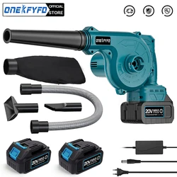 Snoerloze Elektrische Air Blower & Zuig Draagbare Handheld Blad Computer Dust Collector Cleaner Power Tool Makita 18V Batterij