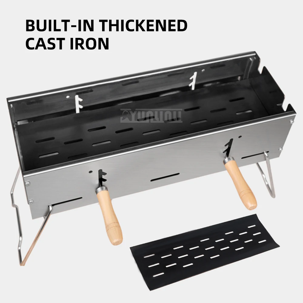 

Adjustable Temperature Barbecue Grill Electric Dual-purpose Grill Outdoor Portable Parrillas Eléctricas