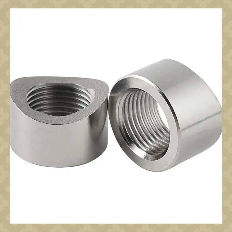 

AB45 Oxygen Sensor Bung Plug Nut Stepped Mounting Cap Kit Plug Nut Plug Wideband Nut Fitting Weld Bungs M18x1.5