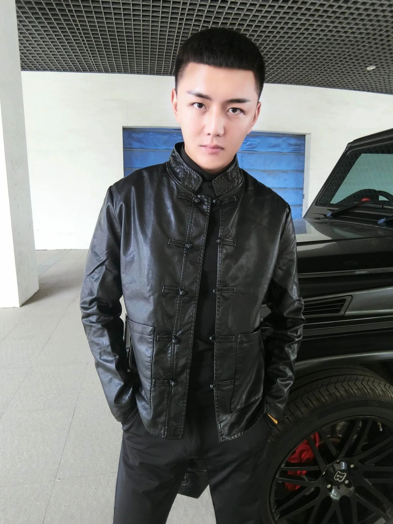 

Мужская куртка-трансформер из глянцевой искусственной кожи с воротником-стойкой, в стиле тан, на пуговицах, осенняя, модная, приталенная, ветрозащитная