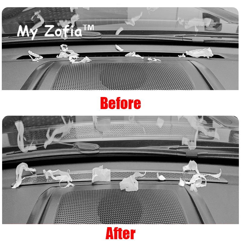 

For Haval H9 MKII 2024 2025 2026 Car instrument panel air outlet protective cover Stainless steel Decoration Accessories