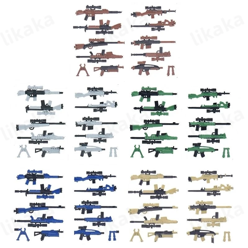 

50 пистолетов, пистолет для рисования, строительные блоки, совместимые с классическим военным оружием, пистолет, детали, строительные блоки, детские игрушки для мальчиков, игрушки для творчества
