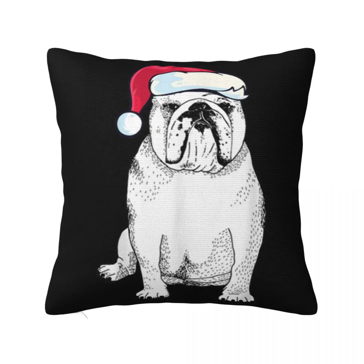 Premium English Bulldog Christmas Gifts For Dog Lover Owner Wholesale Slim Fit Cartoon Pillow Case