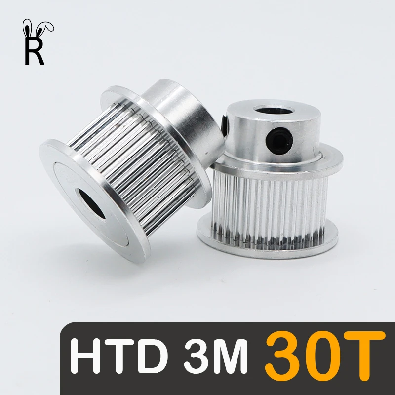 

HTD 3M 30Teeth Timing Pulley Bore 4/5/6/8-15/16/17mm 30T 3M Gears Belt Width 6/10/15mm 30 Teeth HTD3M Pulleys Synchronous Wheels