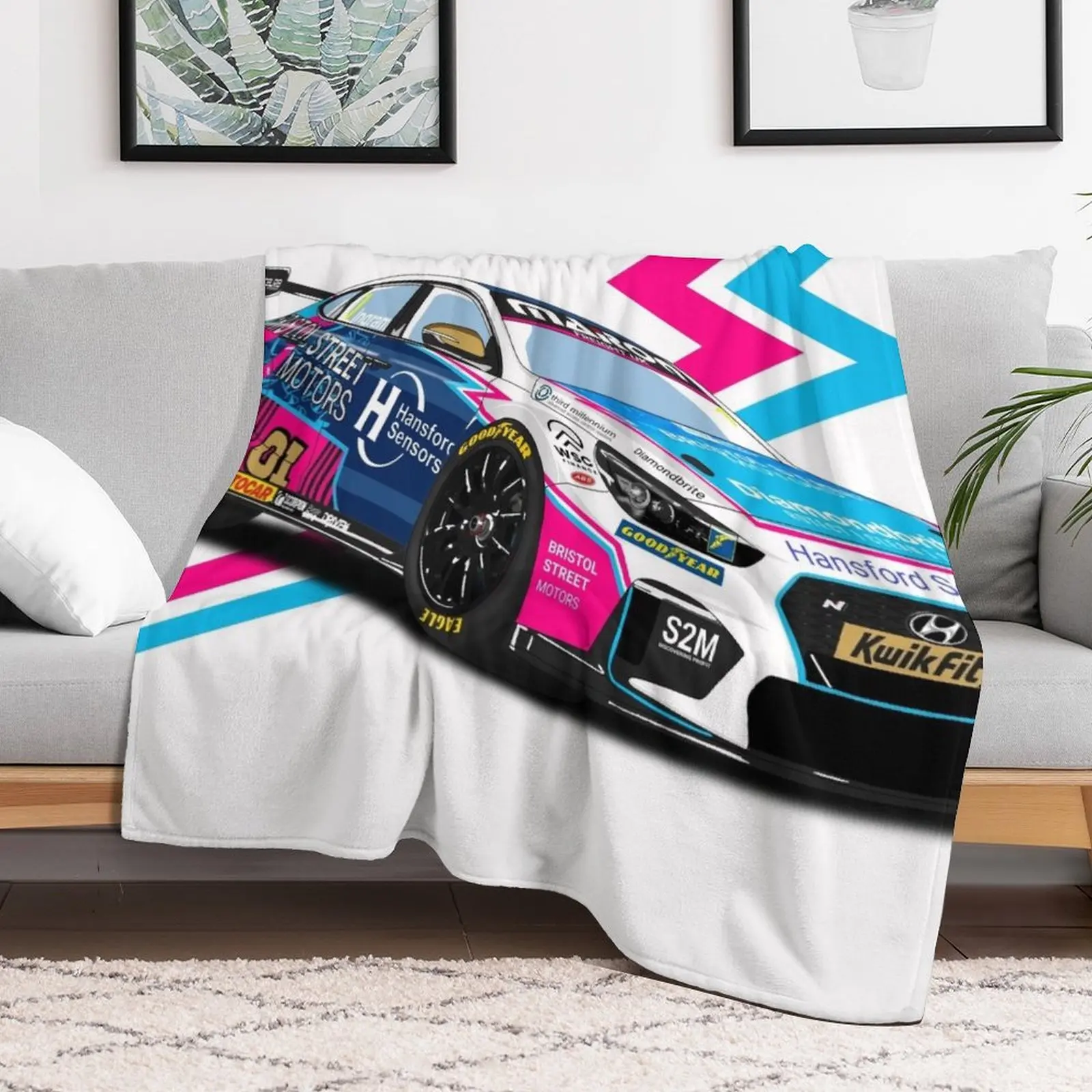 The 2022 BTCC Champ Throw Blanket