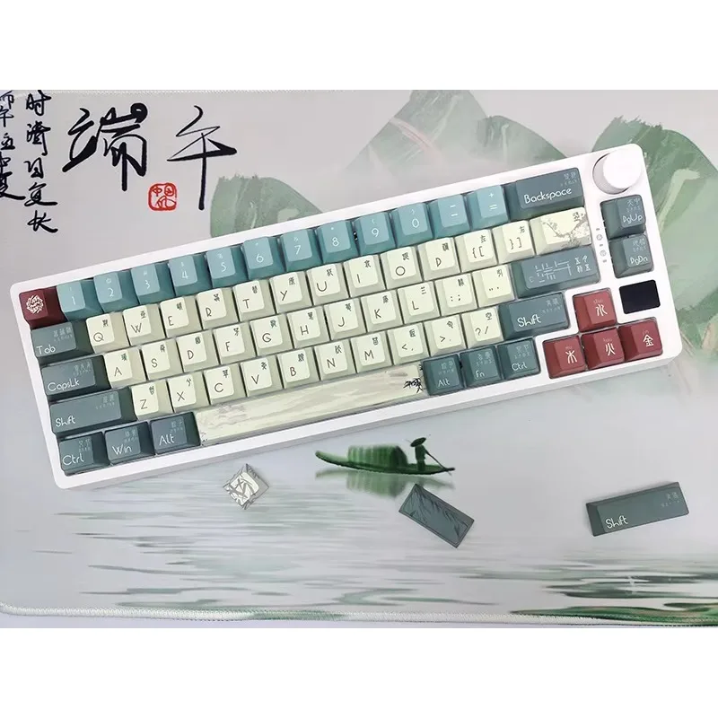 

Колпачок для клавиш Tianzhong PBT, пятисторонняя горячая сублимация, оригинальный xda oem