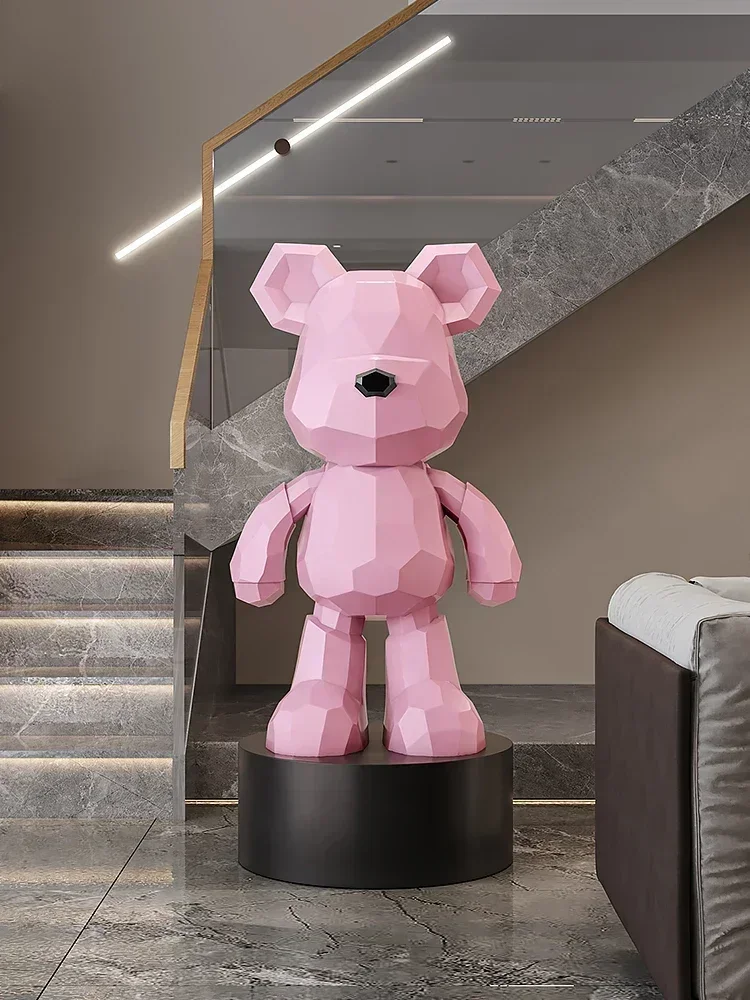 Violent Bear Living Room Floor-standing Bluetooth Ornaments, High-end and Atmospheric Floor-standing Piggy Bank Decorations