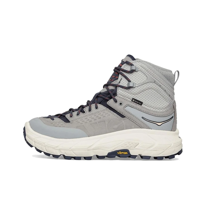HOKA ONE ONE Tor Ultra Comfortable Round Toe High top Outdoor Shoes Unisex Gray 1129958-LSGS