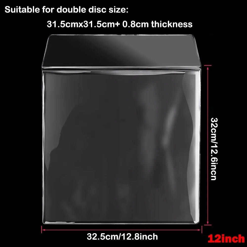 New 7/10/12 inch Vinyl Records Sleeve Resealable Thickened LP Record Cover Record Storage Bags Record