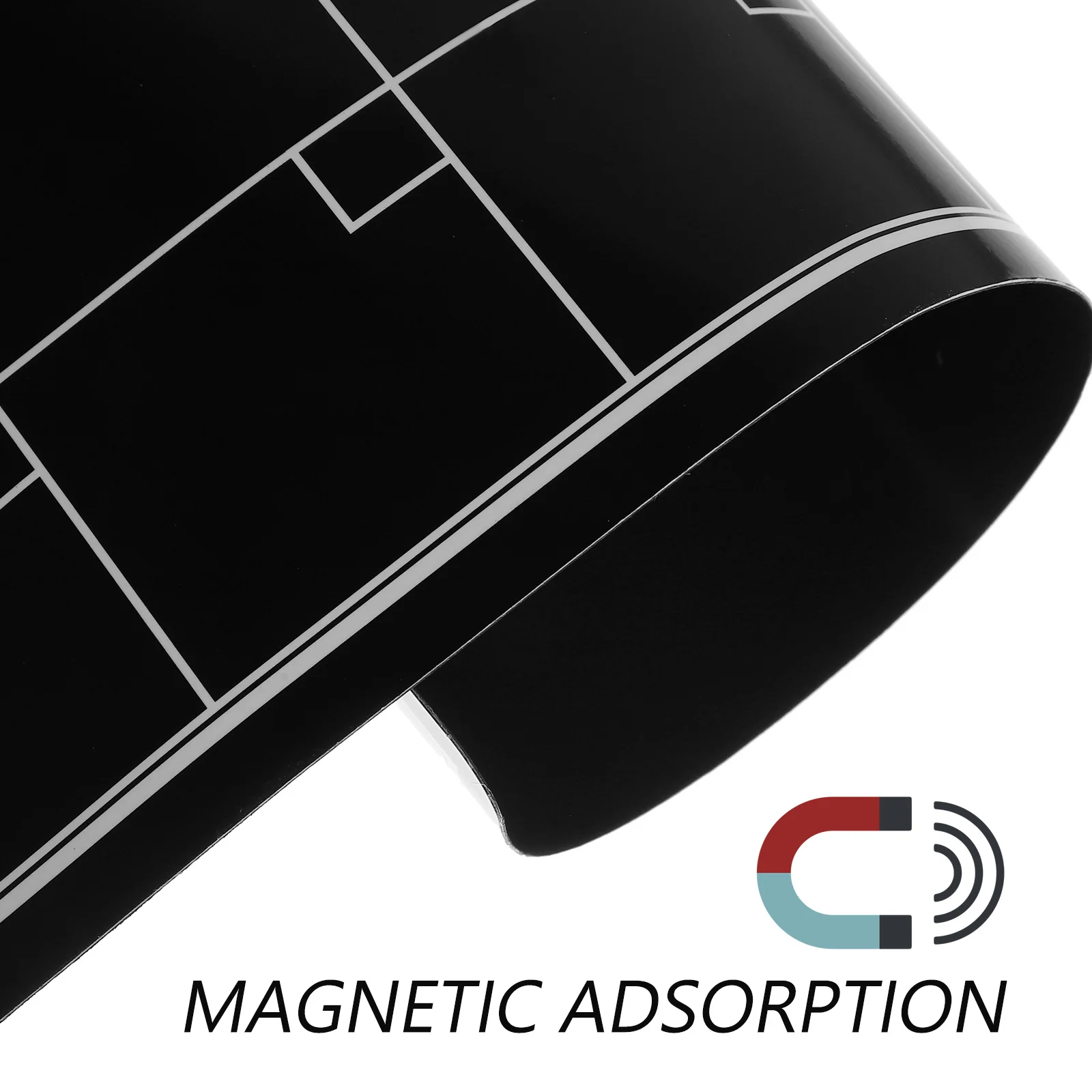 سبورة بيضاء مغناطيسية للثلاجة، مخطط جدول قابل للمسح، لوحة رسم خربش للكتابة السلسة لطلاب المكاتب والمعلمين