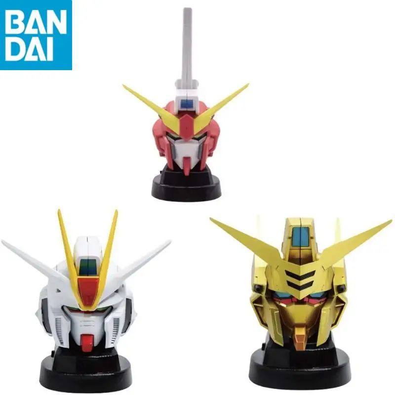 

in stock Genuine BANDAI NAMCO BANPRESTO Gundam Model Akatsuki INFINITE JUSTICE SEED FREEDOM Head mounted Audio speaker toy gift