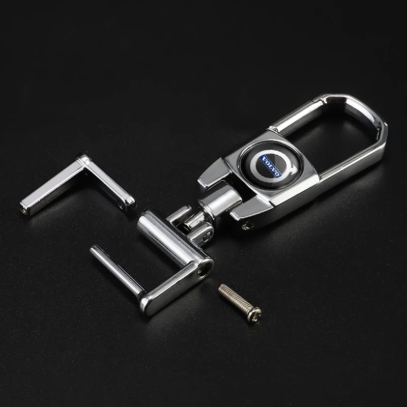 جديد فولفو المفاتيح سيارة معدنية شعار حلقة رئيسية اكسسوارات ل ES90 EC40 EX40 EM90 XC90 V90 V60 XC60 V40 S80 S60 S90 C40 XC40 V70 XC