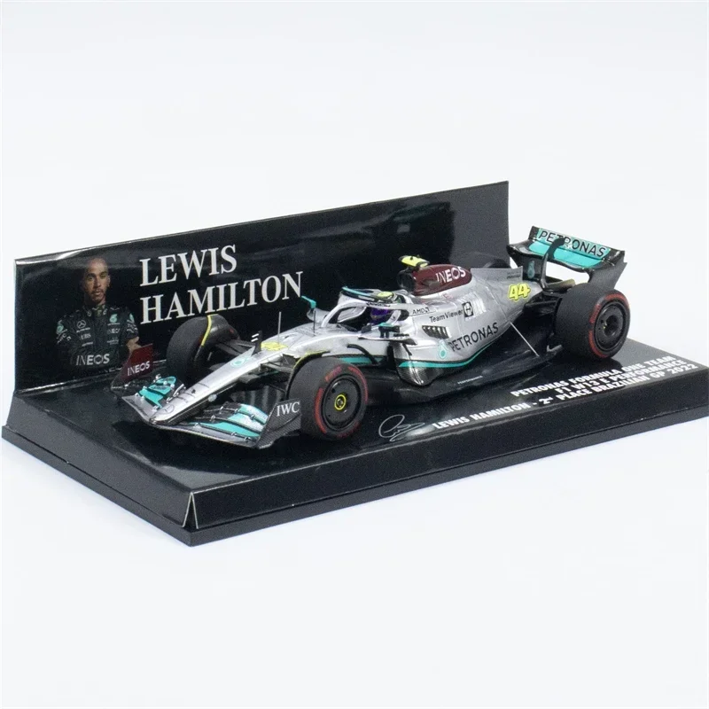 MINICHAMPS 1:43 2022 F1 PETRONAS W13 E PERFORMANCE BRAZILIAN GP 2022 Resin Model Car