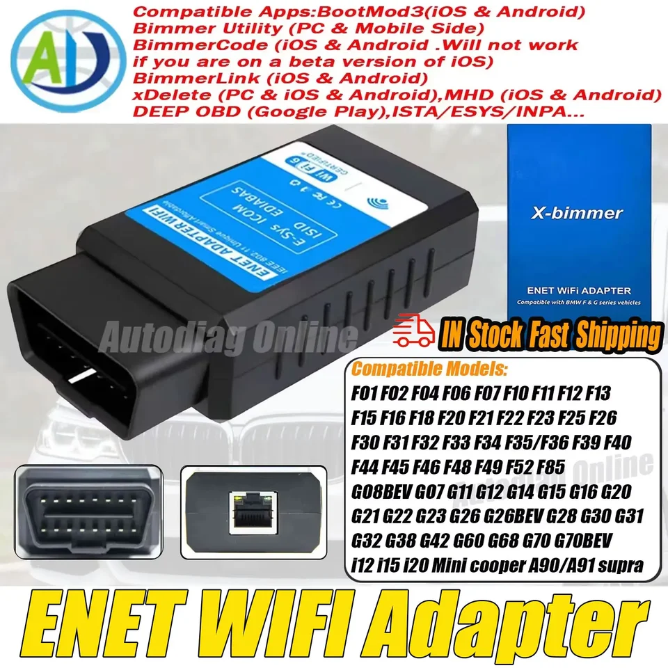 ENET WiFi Adapter for BMW F/G Series