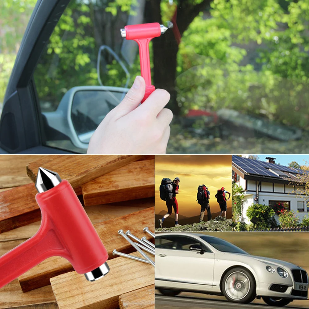 Car Safety Hammer Car Window Glass Breaker Belt Cutter Tool Car Emergency Safety Escape Hammer Glass Windshield Breaker Dropship