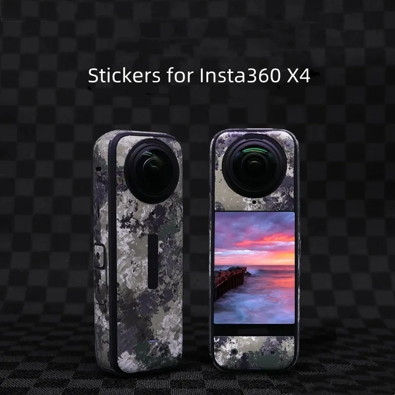 Sticker For Insta360 X4 Waterproof Skins Camera Protection Scratch-Proof Cover PVC Colorful Sticker for Insta360 X4 Accessories