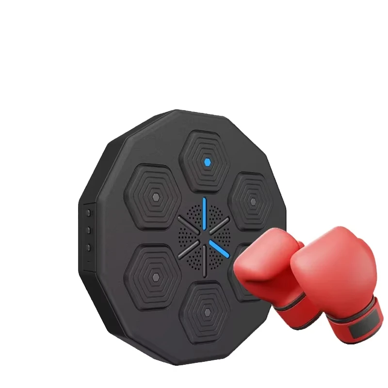 Smart Home Light-Up Wall Target Pad Boxing Trainer with Music Fitness Training Equipment