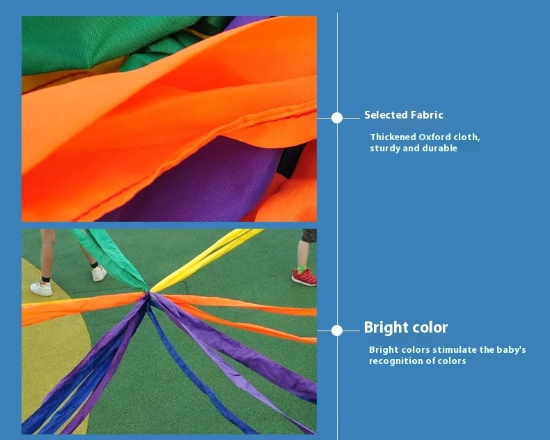 Colorful Tug Of War Ten Way Tension Rope Children's Sensory Integration Outdoor Activity Equipment Parent-Child Interaction