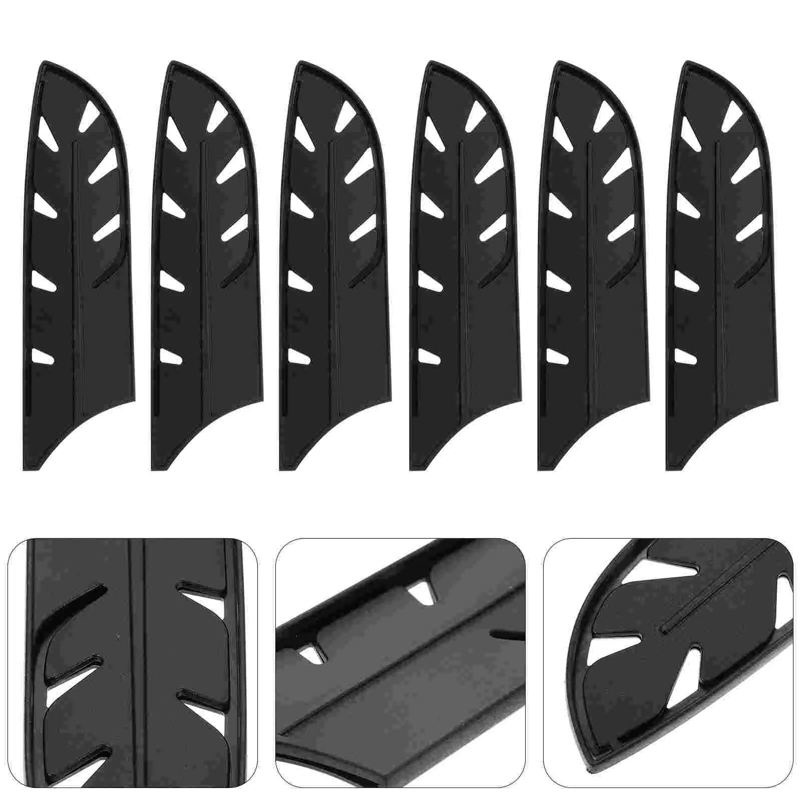 

6Pcs Knife Sheaths Plastic Covers Protective Cases Kitchen Gadgets Knives Guards Chef Camping Safety
