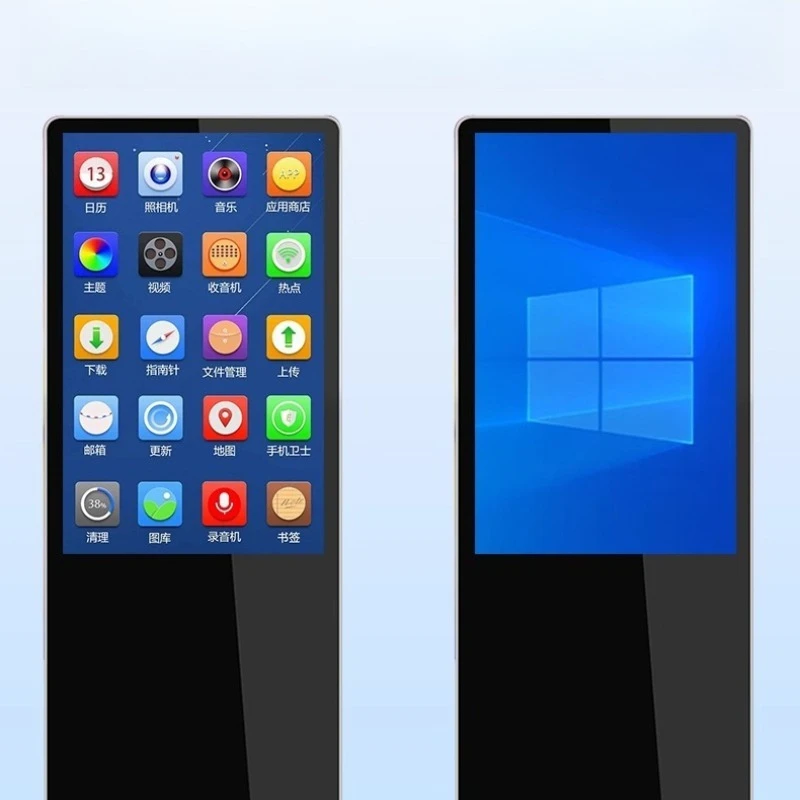 Double-sided display electronic screen machine, display screen touch inquiry all-in-one machine, floor-to-ceiling vertical