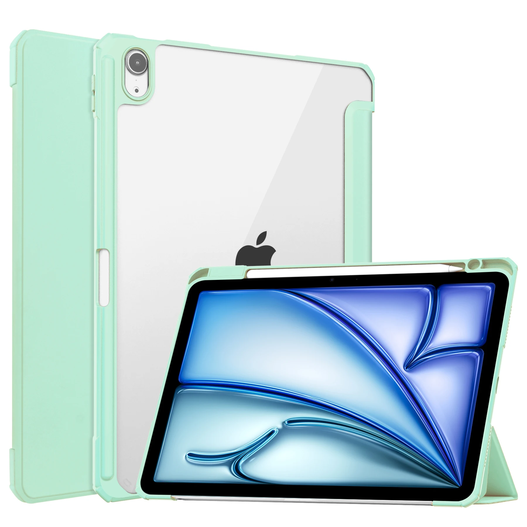 Tablet Case For Apple iPad Air 11  A2899 A2900 A2902  2024 11inch with Shockproof &Auto Sleep&Wake Function