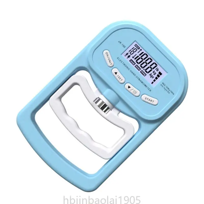 قبضة اختبار القوة قبضة اليد دينامومتر يده قبضة رقمية قياس متر جهاز المدرب الطاقة 396lbs/180 كجم #3