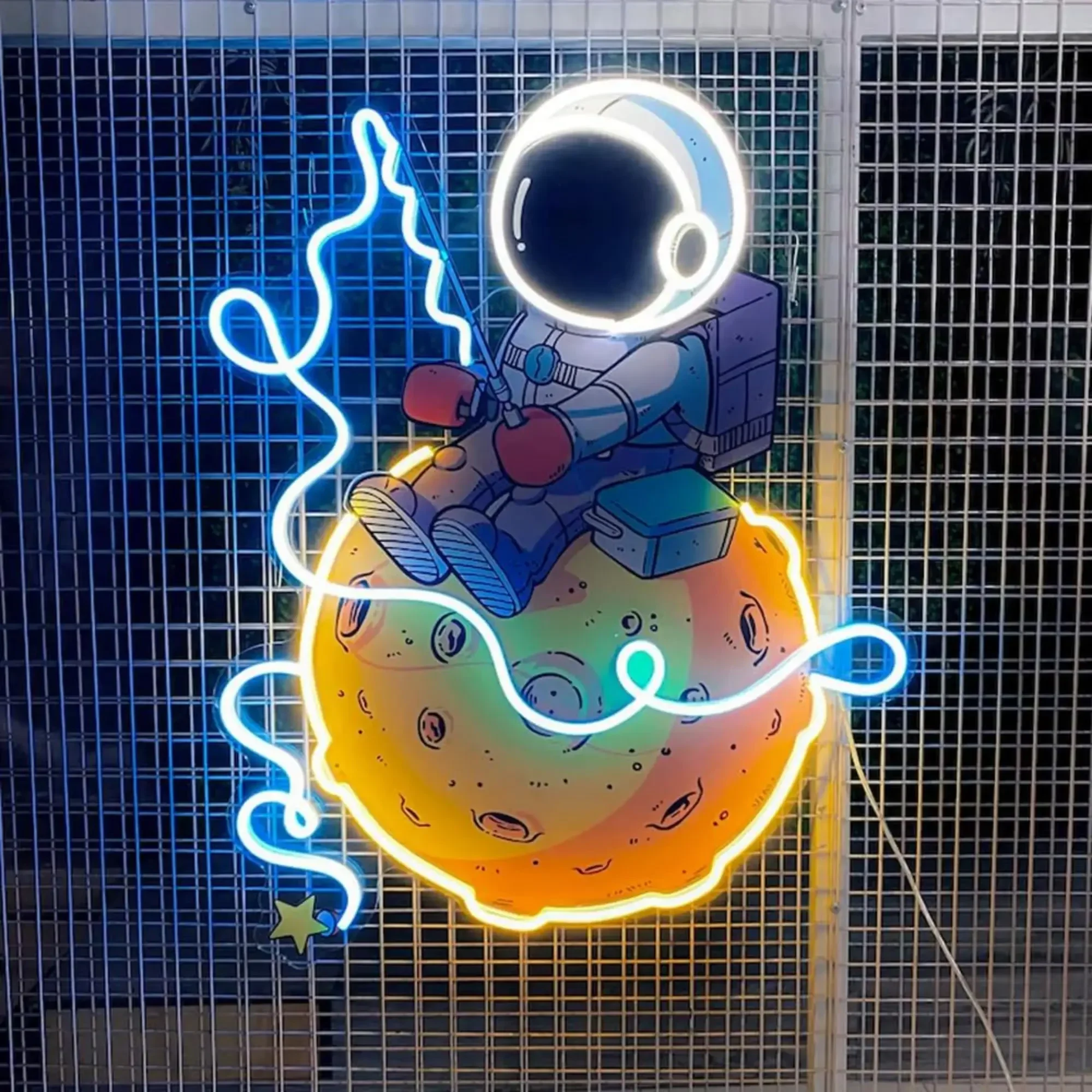 

Astronaut Neon Sign Printing UV USB LED Neon Light Sign for Wall Decor Living Room Bedroom Beer Bar Party Decor Gift Night Light