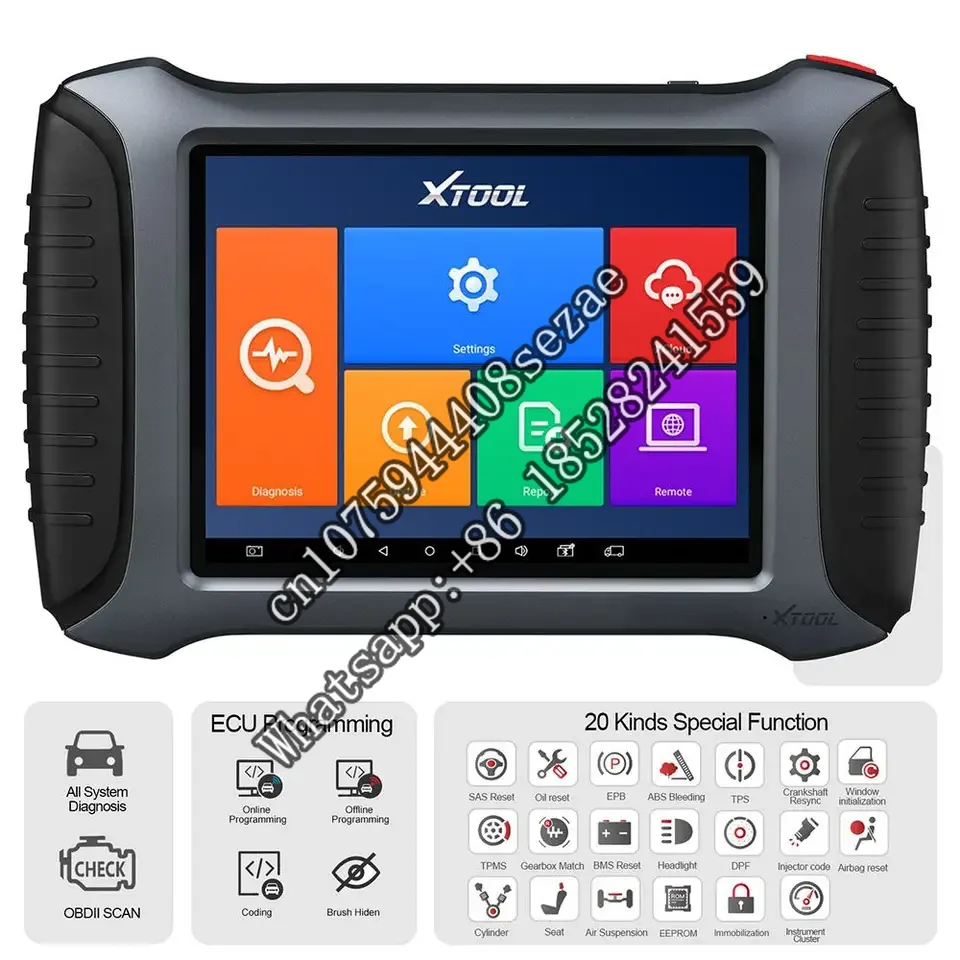 XTOOL A80 Pro Automotive OBD2 Diagnostic Tool With ECU Coding/Programmer Same as Xtool H6 Pro Update Online