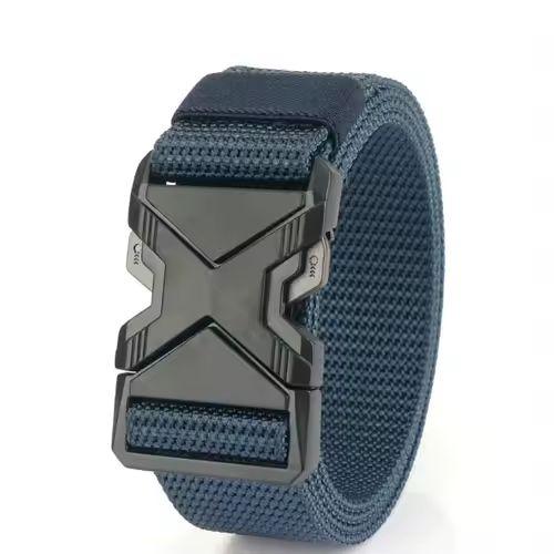 Red Ears Plastic buckle tactical belt men's multifunctional military fan canvas belt outdoor faux nylon training waist belt - Image 16