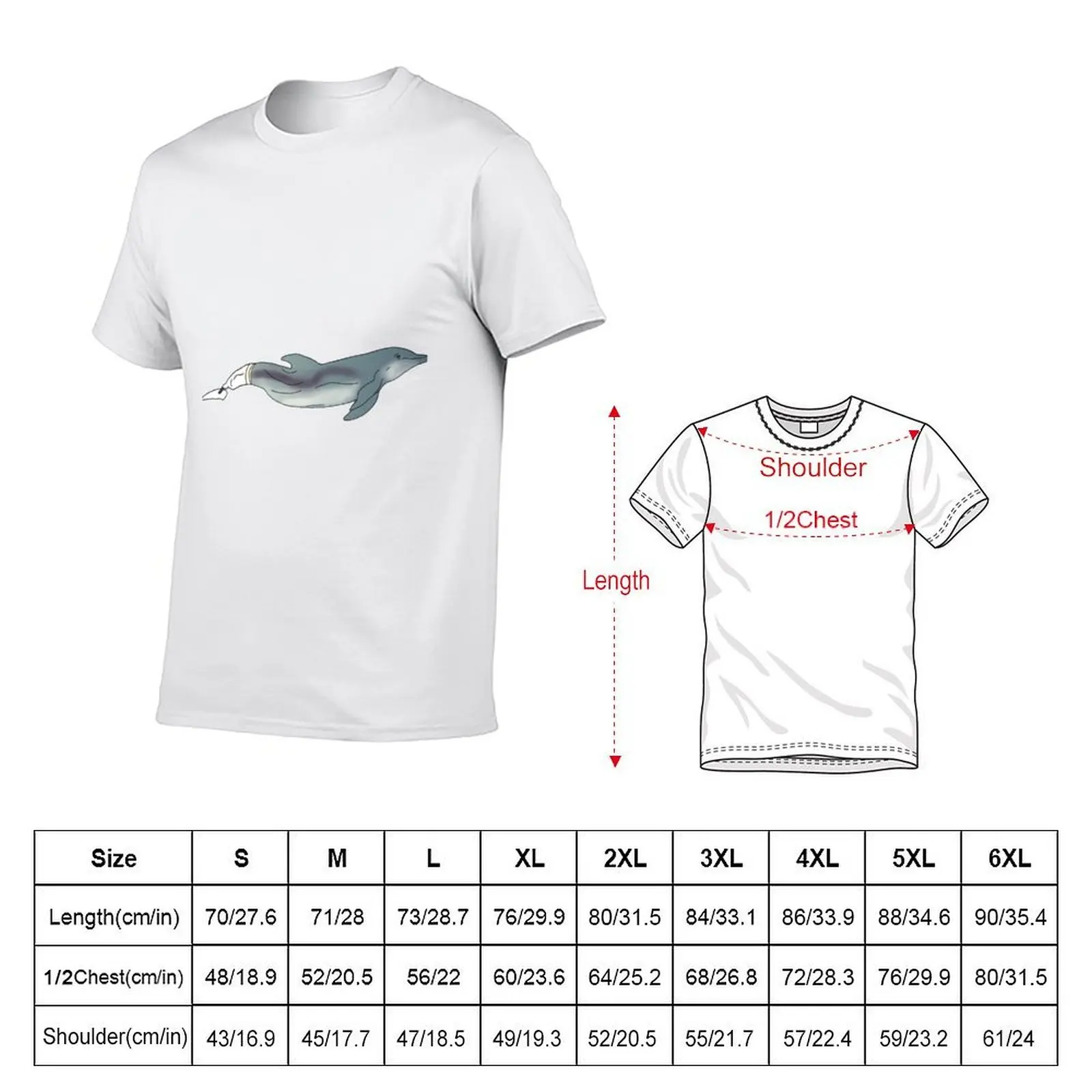 The Inspiration Dolphin Realistic Series T-Shirt Luxury man luxury designer luxury clothes men