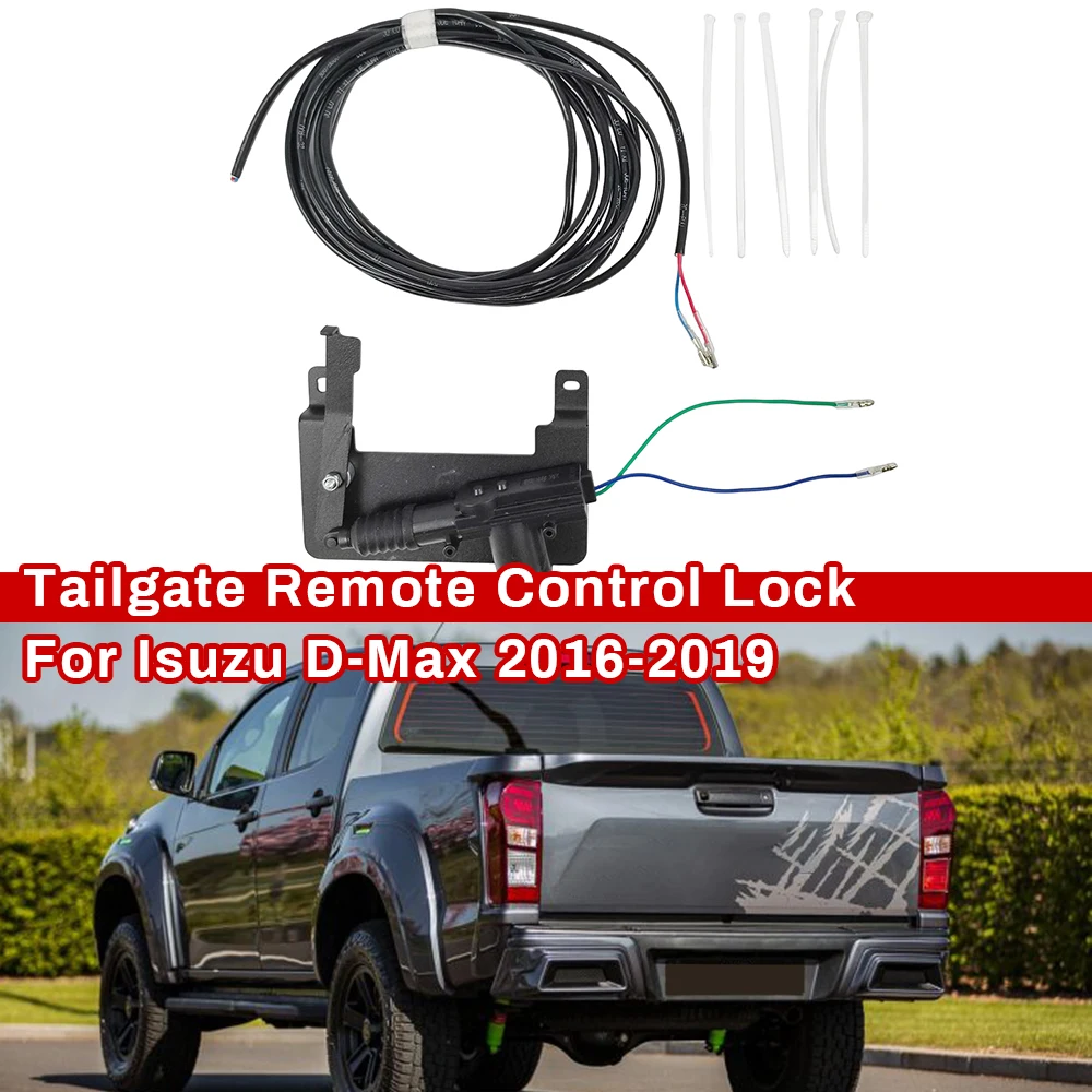 

Комплект для Isuzu D-Max 2016-2019: автоматический электропривод двери багажника, замок безопасности, оригинальный ключ-пульт дистанционного управления