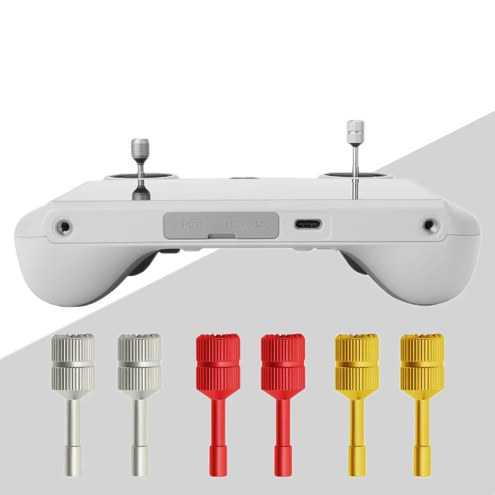 ل DJI الهواء 3/Mini3 برو الإبهام الروك سبائك الألومنيوم المقود RC تحكم عن بعد عصا تحكم ملصقا 2 قطعة/مجموعة مجموعة خفيفة الوزن
