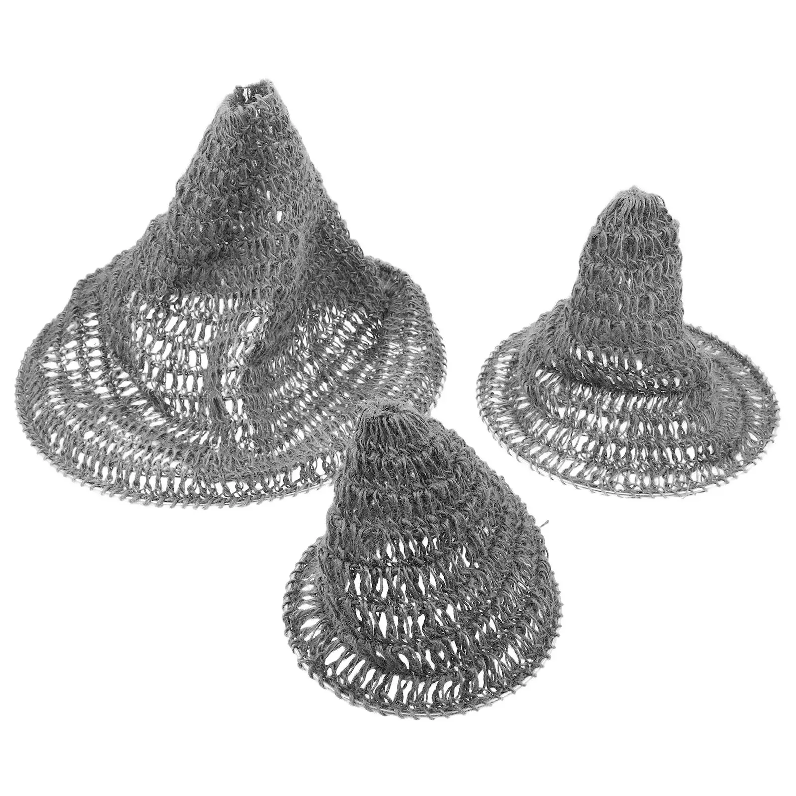 

Набор из 3 плетеных абажуров в богемном стиле, декоративные подвесные светильники для столовой и прихожей