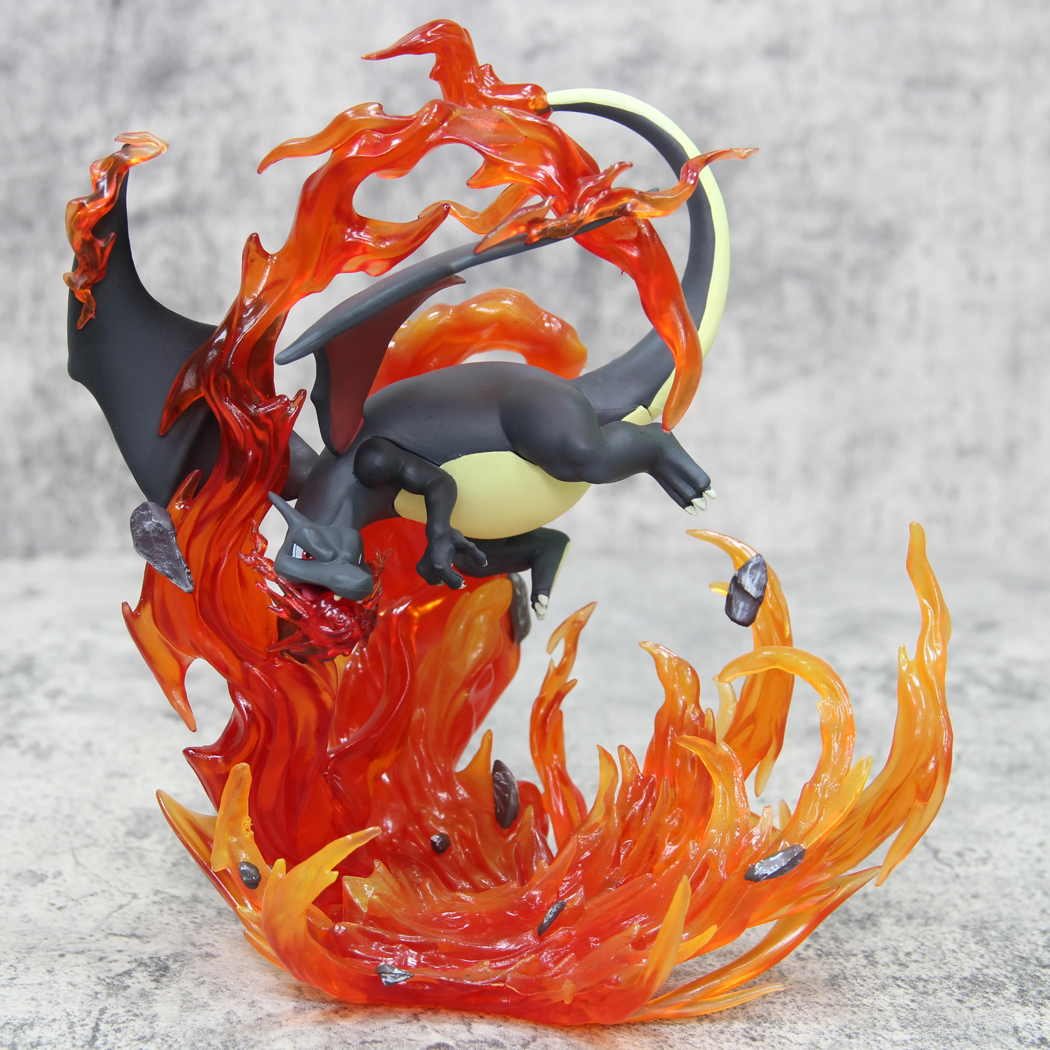 Pokemon Charizard Anime Figure Black Charizard Action Figurine Pvc Collection Statue Model Doll Desk Ornament Toy Birthday Gifts