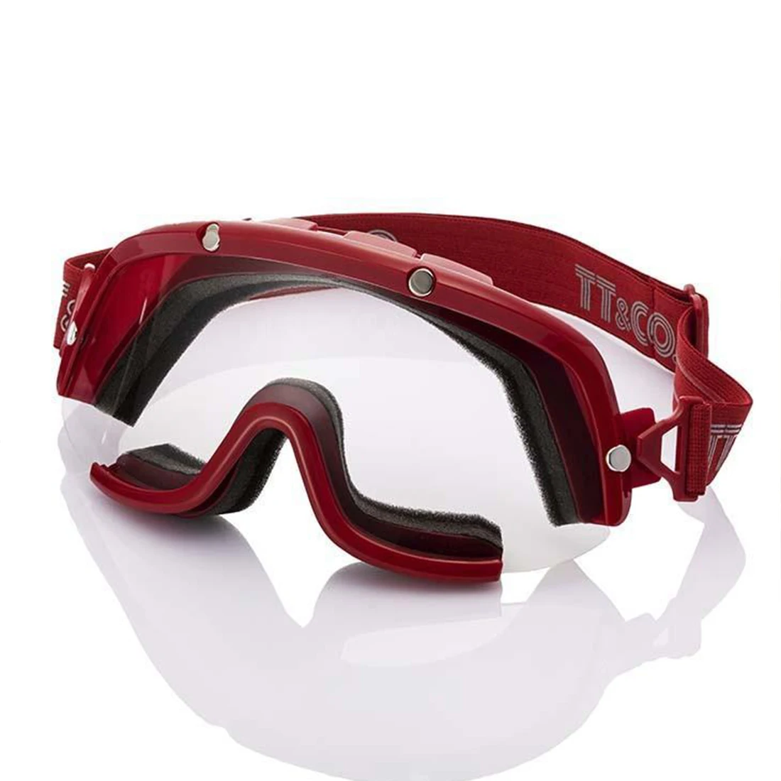 TT&CO Goggles Japanese Vintage Motorcycle Full Helmet Windshield Strap Helmet Goggles Protective Glasses