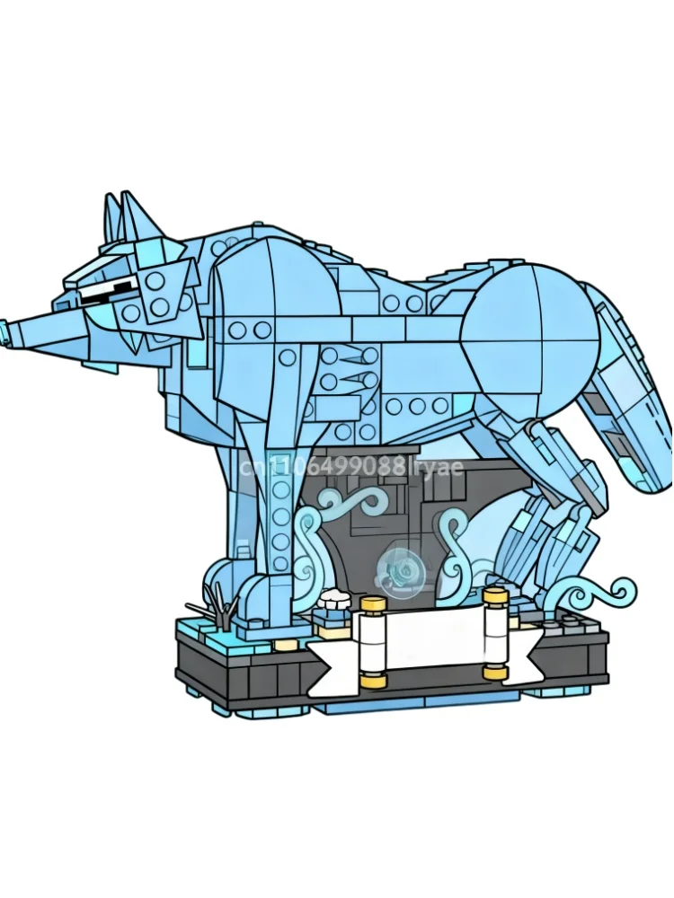 

Игрушка Magic World, строительные блоки, анимационная модель фильма 2-в-1, детский покровитель, игрушка Saintbrick, детский подарок на день рождения