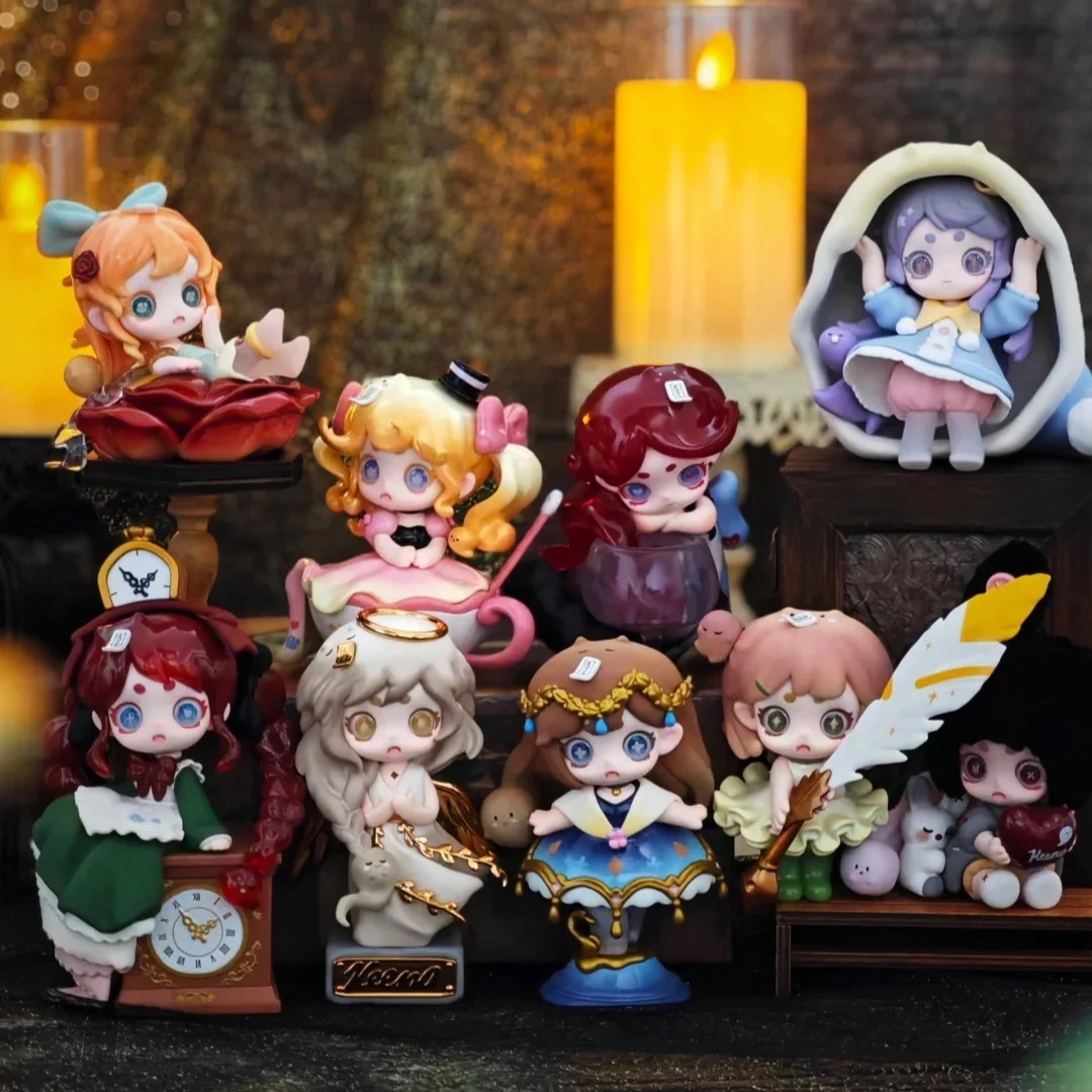 

Keeno Mystery Treasure Series Blind Box Cute Vinyl Doll Kawaii Fashion Toys Tabletop Decorations Collectibles Surprise Gifts