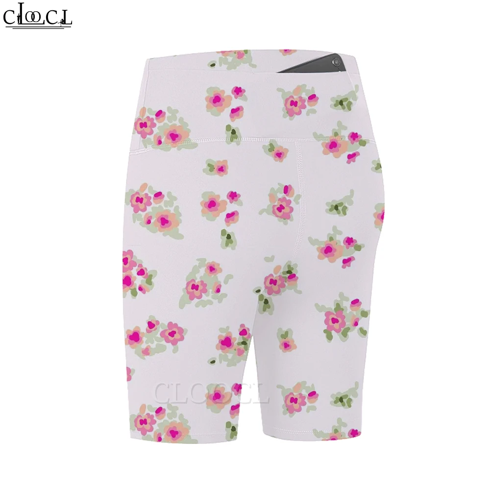 CLOOCL Fashion Workout Women Legging Cute Watercolor Peach Blossom Print Casual Women Sexy Gym Sweatpants for Female