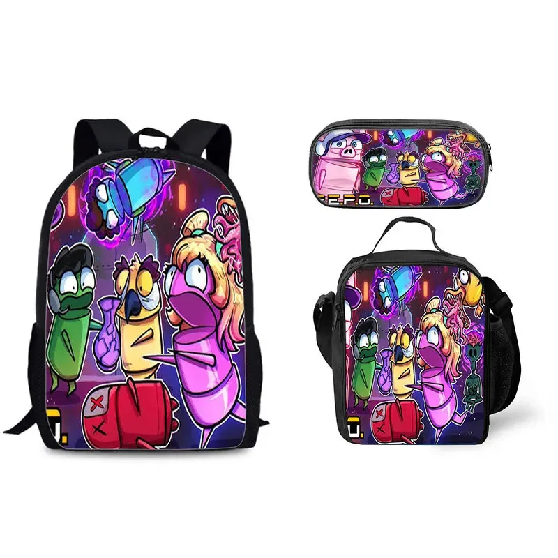 

CyR.E.P.O repo Backpack Schoolbag Lunch Bag Pencil Case Set Gift for Kids Students