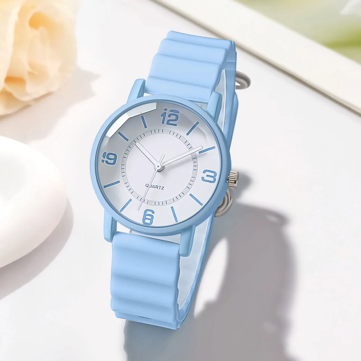 Luxury Brand Women Watch Silicone Strap Wristwatch Quartz Watches For Women Clock Gift Reloj Mujer relojes de mujer