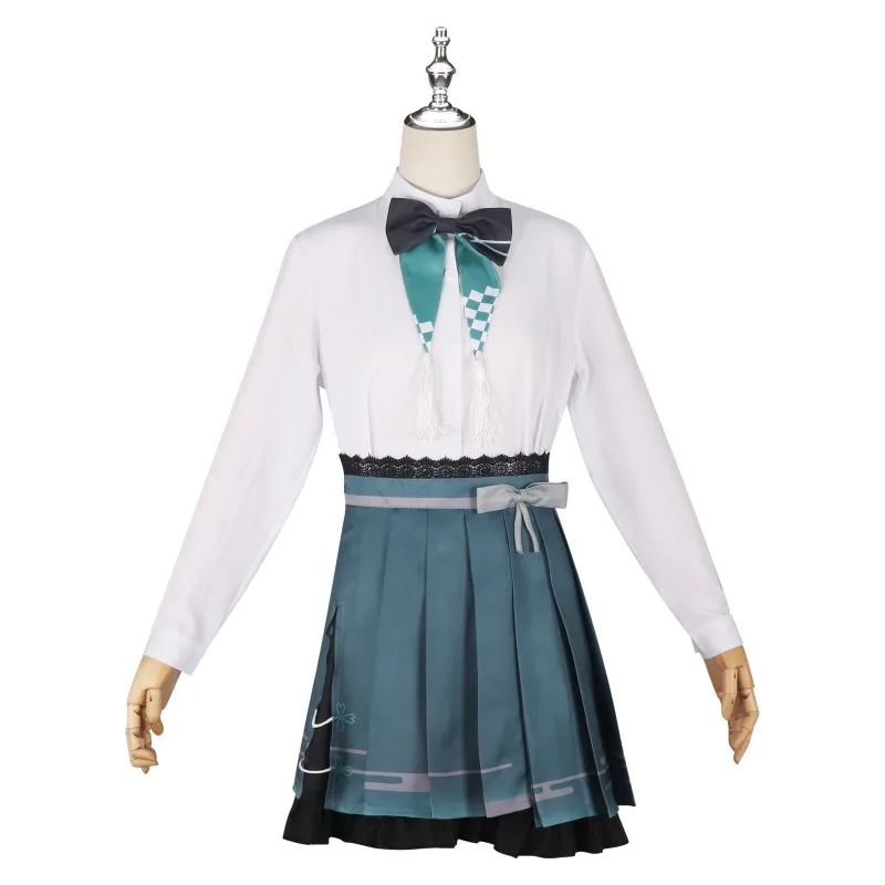 Kusanagi Nene Otori Emu Proyek Permainan Sekai PJSK Kostum Cosplay Kimono Mantel Gaun Wig Halloween Gadis Wanita Comic Con Disesuaikan