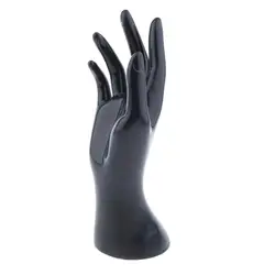 Hand Display Stand, Female Hand Jewelry Display Holder Bracelet Ring Support Holder Ring Stand, Material: PVC - Black