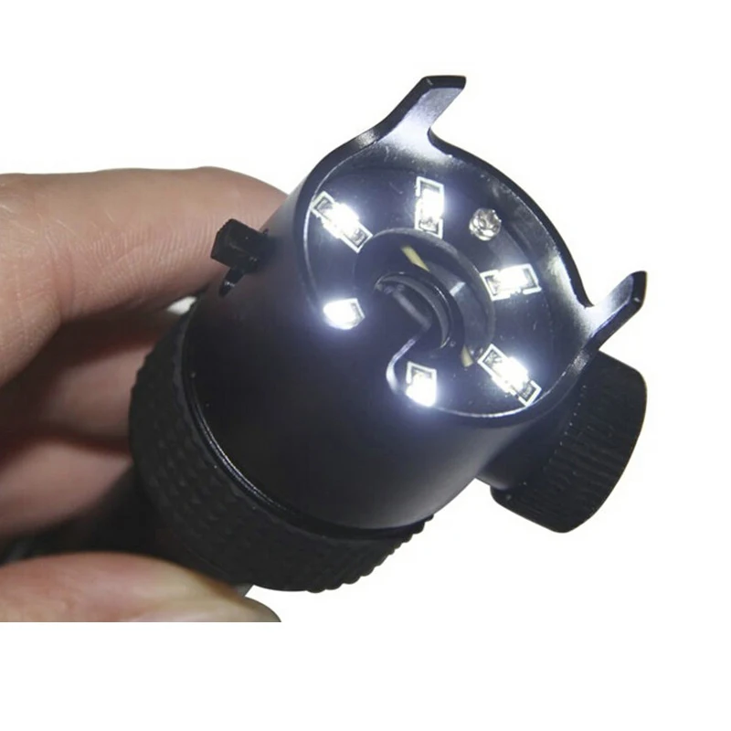 Lupa iluminada LED 50X, lupa de microscopio de bolsillo, identificación de Jade esmeralda con lámparas, báscula de medición, rícula de 0,05mm