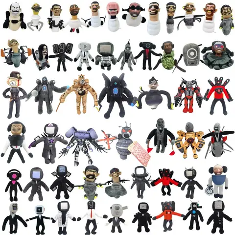 20-28cm Skibidi Toilette Plüsch tier neue Skibidi Puppe Stofftier Skibidi ja ja Dop Lautsprecher Mann TV Mann Camara Kamera Mann Plüsch tier