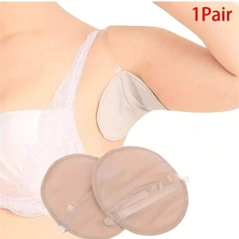 Underarm Waterproof Sweat-absorbing Quick-drying Pad, Transparent Shoulder Strap, Invisible Underarm Pad, Washable, Popular
