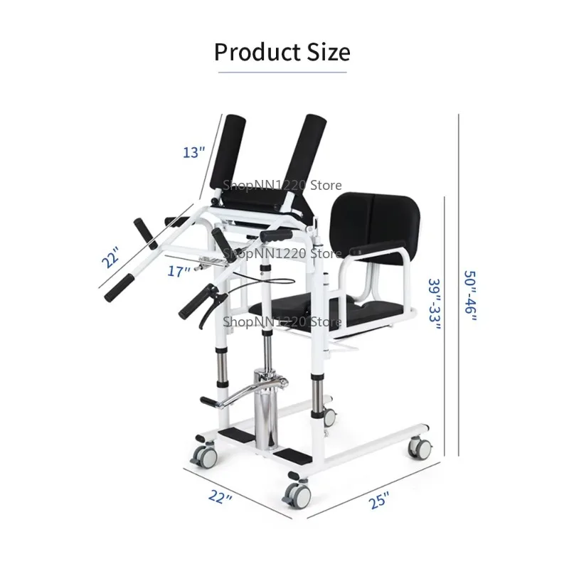 ホットセール 家庭用患者リフト移乗チェア メーカー ポータブル患者リフト