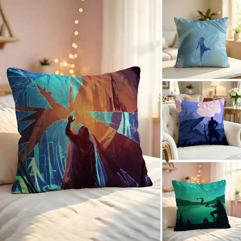 The Stormlight Archive Knights Square Double-Sided printed Pillow Case Bedroom Bedside Pillow Sofa Cushion Cover