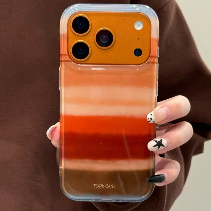 

Retro sunset stripes Phone Case For iPhone 17 16 16e 15 14 13 12 11 Pro Max XS X XR 7 8 Plus 17Air SE2 Shockproof Bumper Cover